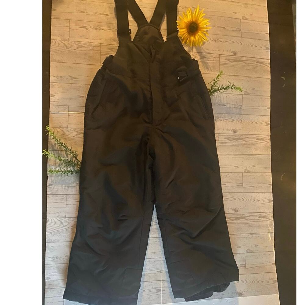 Marker UT-19 Kids Snow Bib Overalls Black Size 6 Winter Ski Snowboard Pants